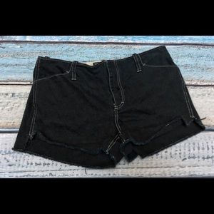 J.Crew Women Shorts 6 Dark Blue 100% Cotton Slits